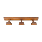 Coat racks 2 wood patères 40s