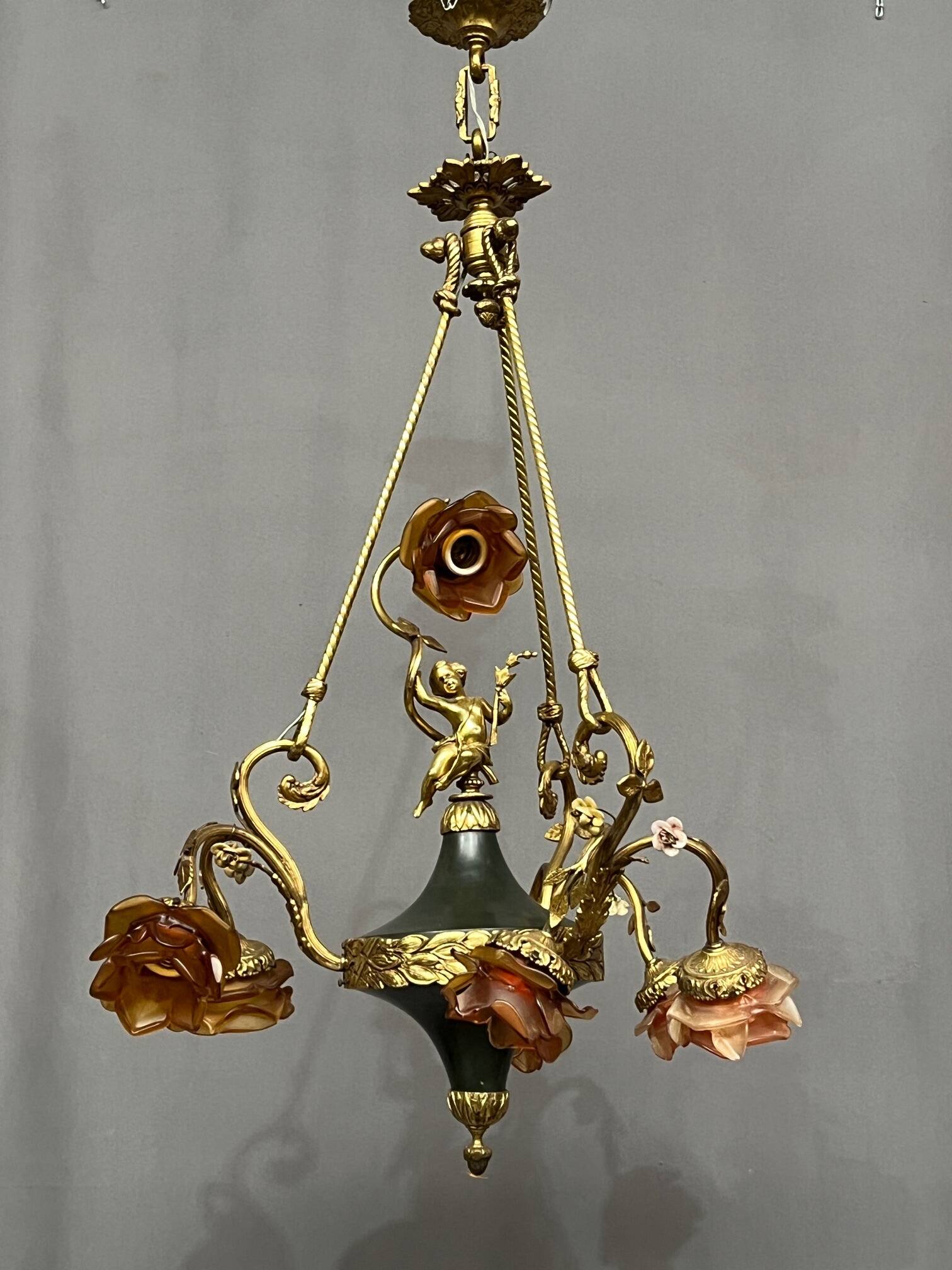 Magnificent French Empire chandelier