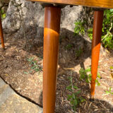 Scandinavian coffee table 1960 wood and ceramic