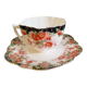 English porcelain cup and saucer