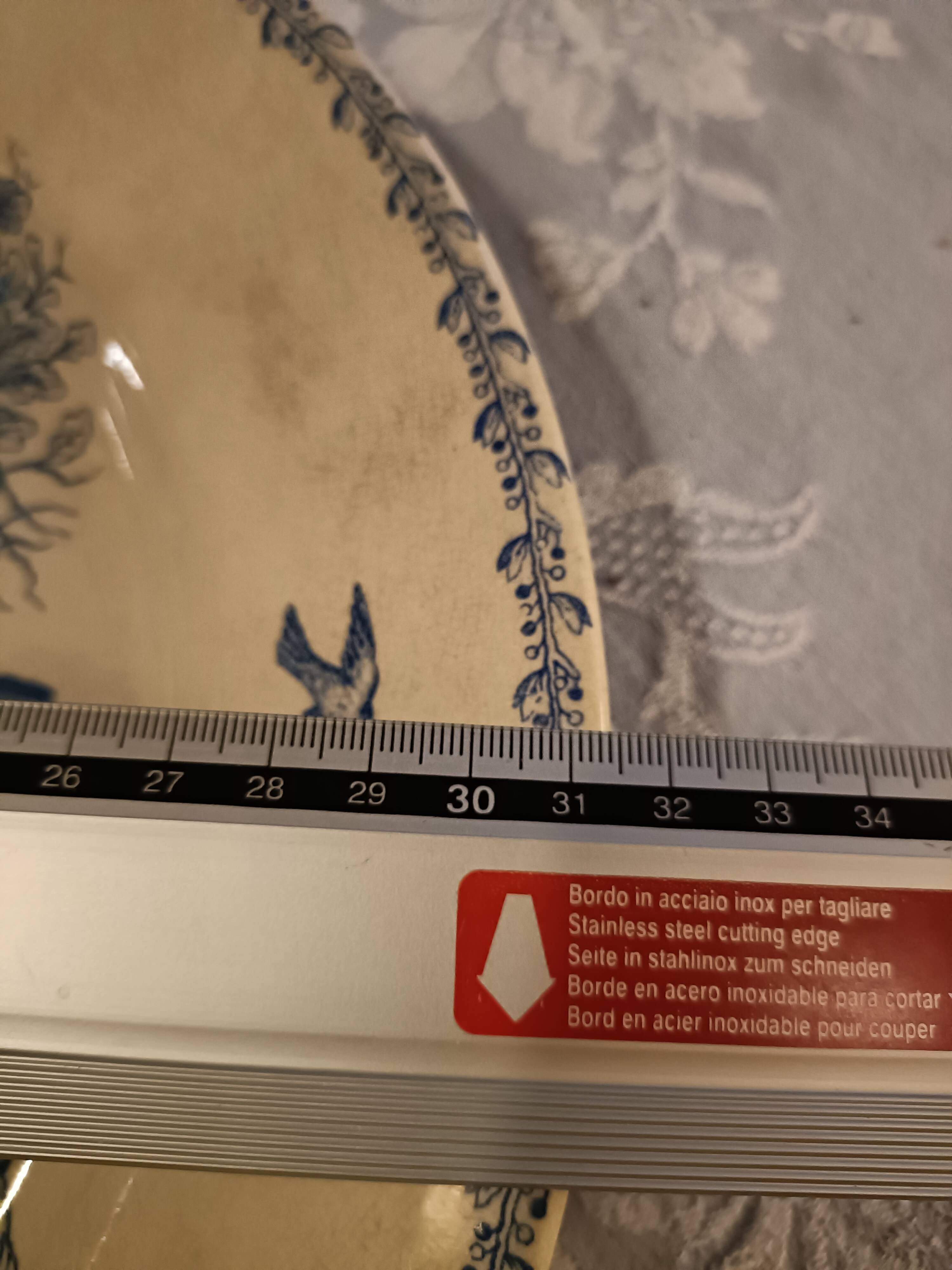 Large ironstone platter, Franco-English company