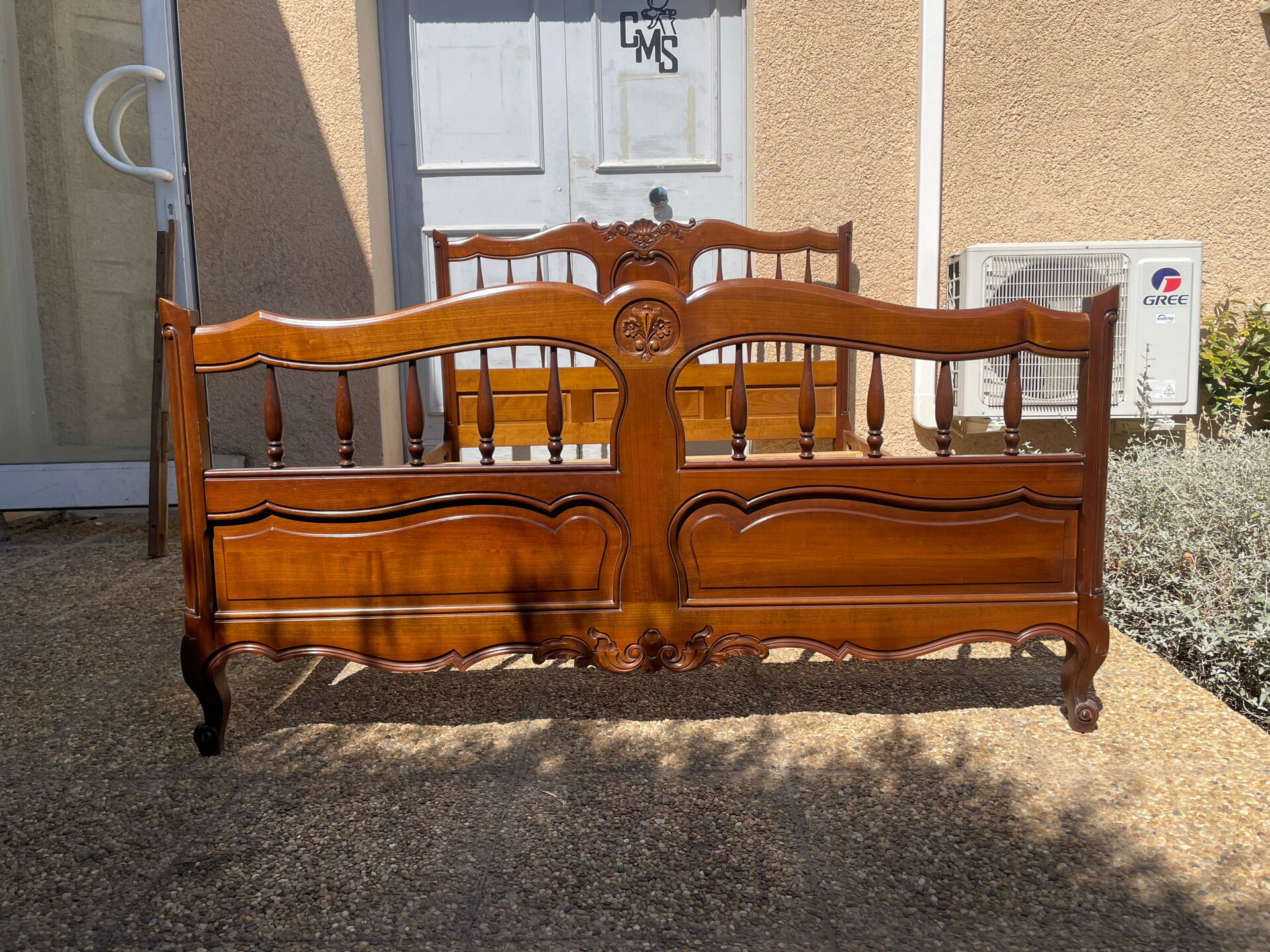 Cadre de Lit , ancien en bois