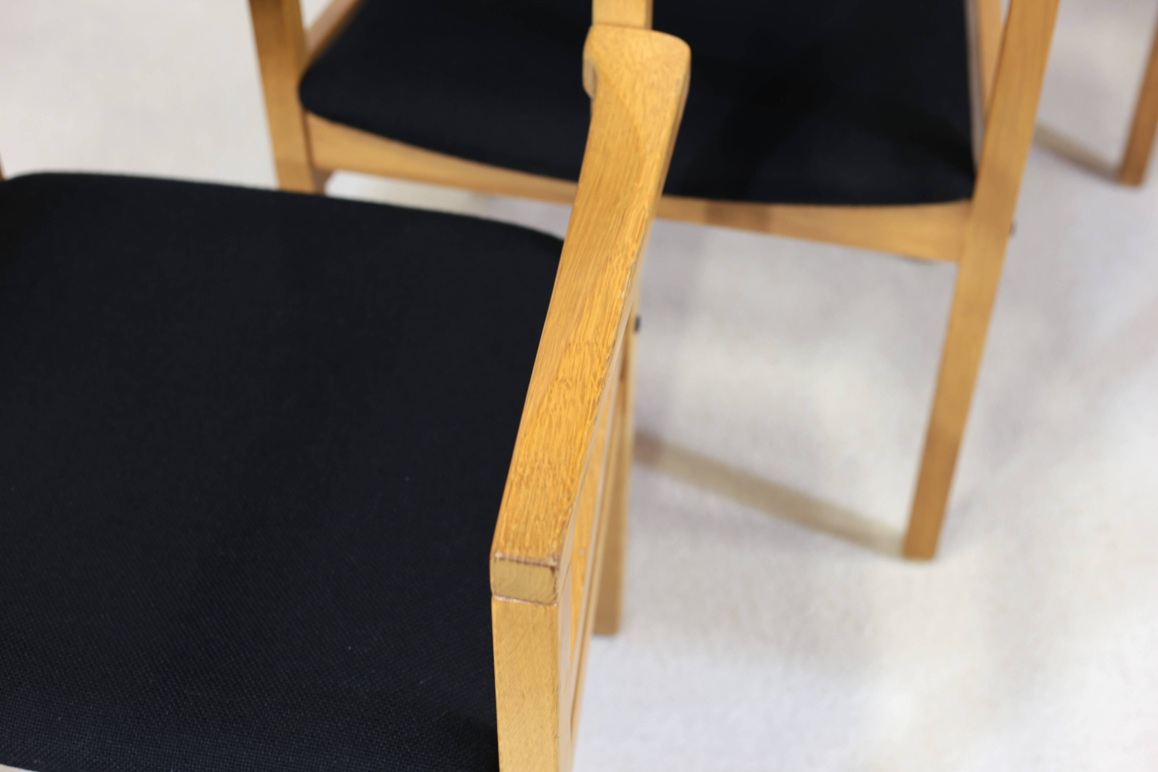 Fauteuil danois en chêne