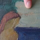 Painting the beach year 60s/70s Vintage