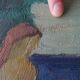 Painting the beach year 60s/70s Vintage