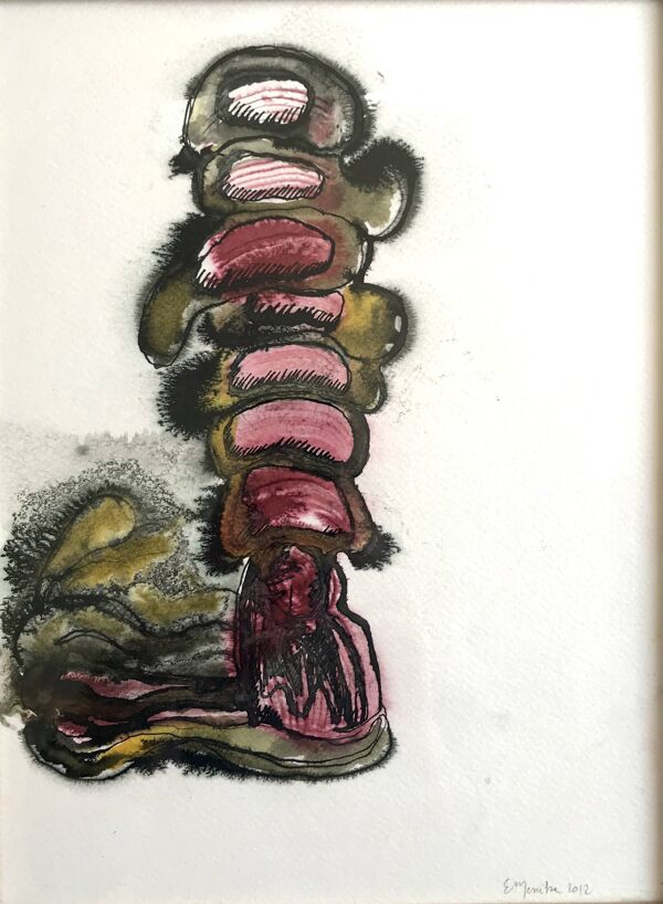 Emmanuelle MESSIKA, Sans titre 8 (série des Dessins), 2012. Encre sur papier signée au crayon