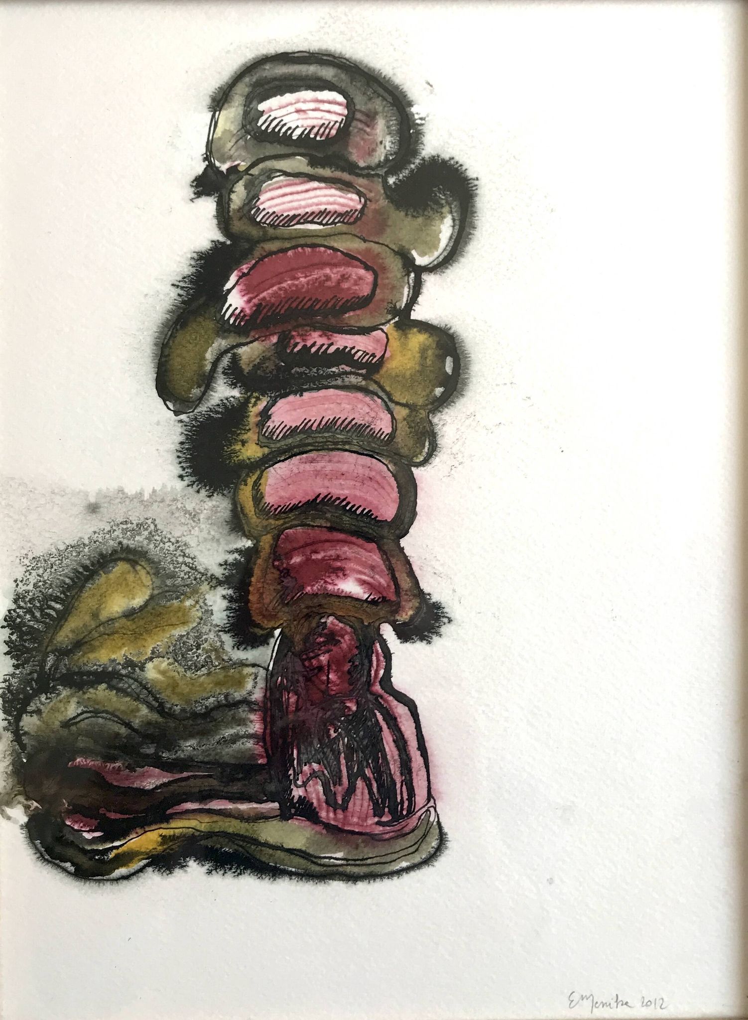 Emmanuelle MESSIKA, Untitled 8 (Drawings series), 2012. Ink on paper signed in pencil