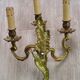 Louis XV-style gilded bronze wall light