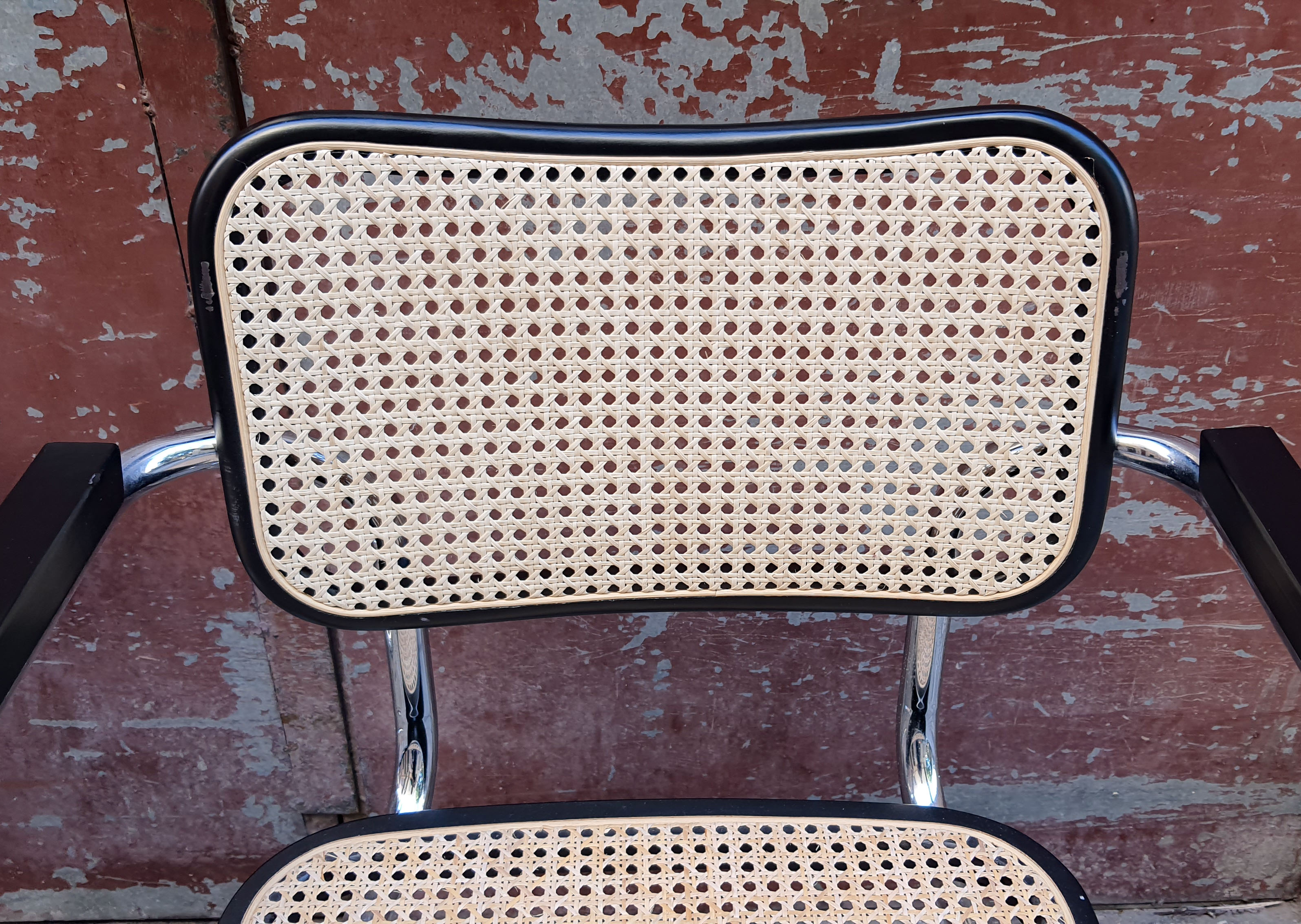 Set of 2 Cesca armchairs by Marcel Breuer