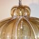 Electrified spiral lantern in blown Murano glass by Gianni Seguso 1960
