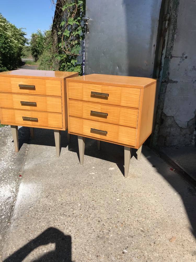 Tables de chevet, années 1950