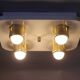 1970s Flush Mount Ceiling Light, Italy