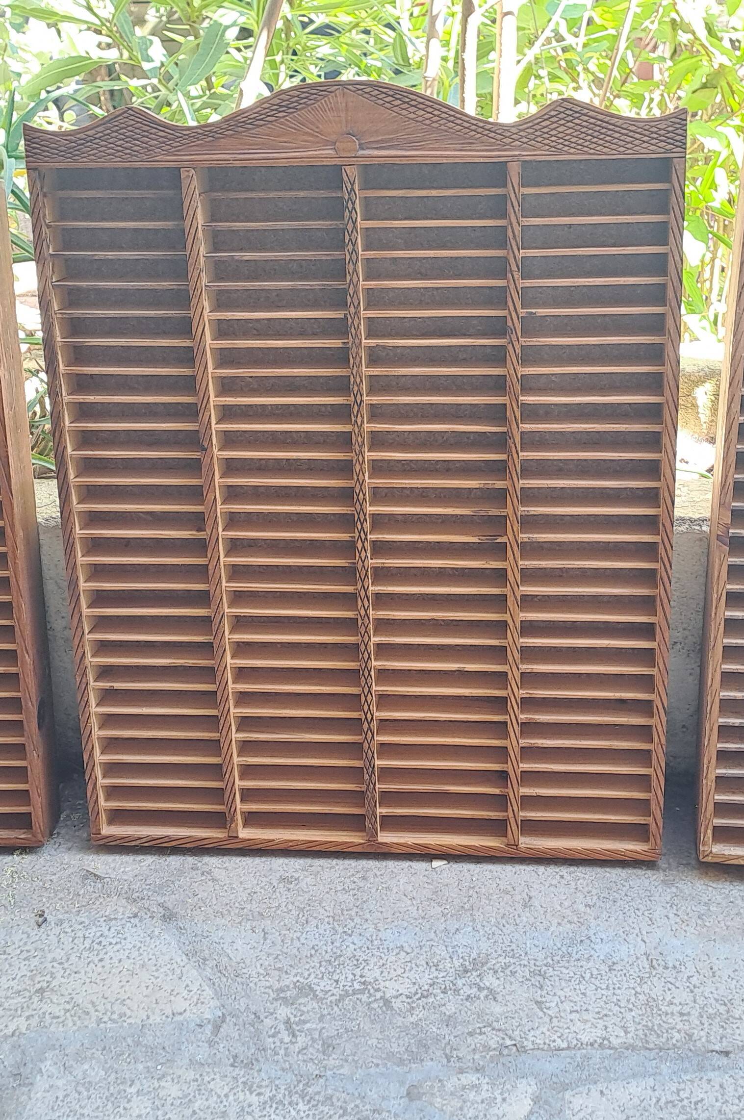 Lot 3 Lockers collection Storage Wood Decoration printing locker for collections