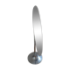 Space age standing mirror