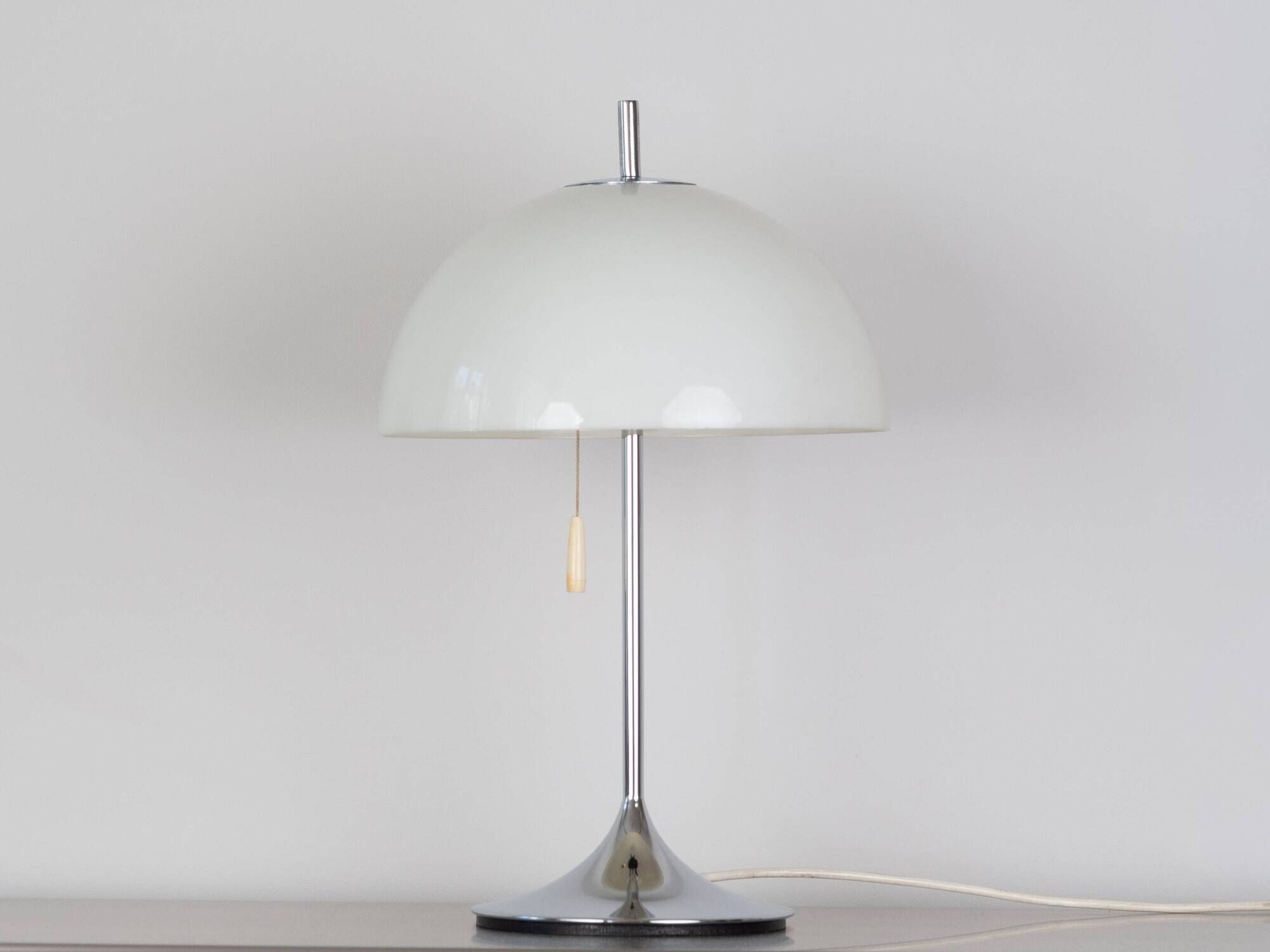 Vintage Frank Bentler Wila Desk Lamp, White, German Mid-Century Modern Desi