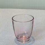 Lot of 6 shot glasses smoked with their metal holders