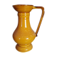 Carafe style amphore jaune moutarde