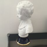 Bust after Houdon signed Tharaud Limoges