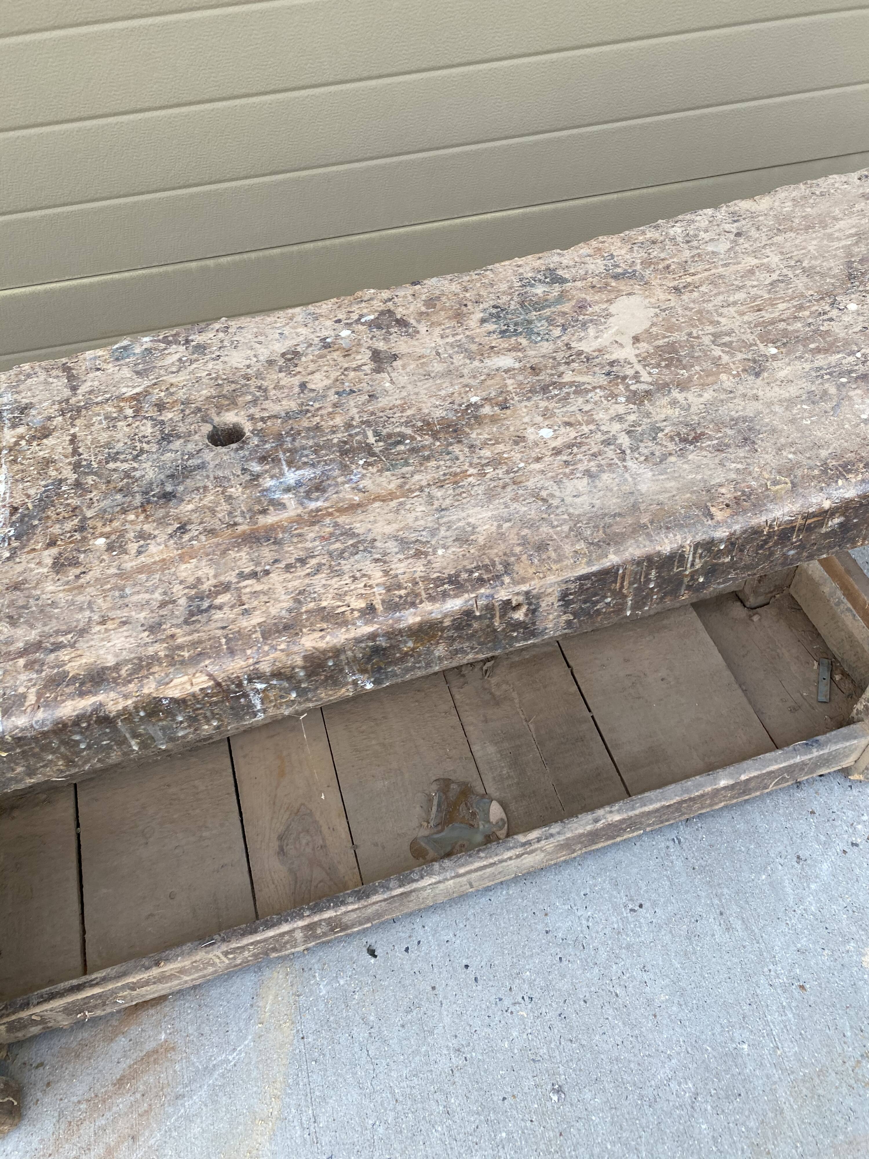 Traditional press joiner's workbench