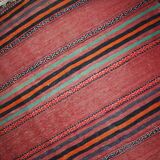 Kilim vintage fait main Ardabil persan 139cm x 288cm (1940s)