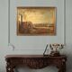 Italian seascape painting oil on canvas