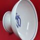Salad bowl, bowl, stand-mounted compote dish, shower, Pornic, Vendée Heart, Chouan