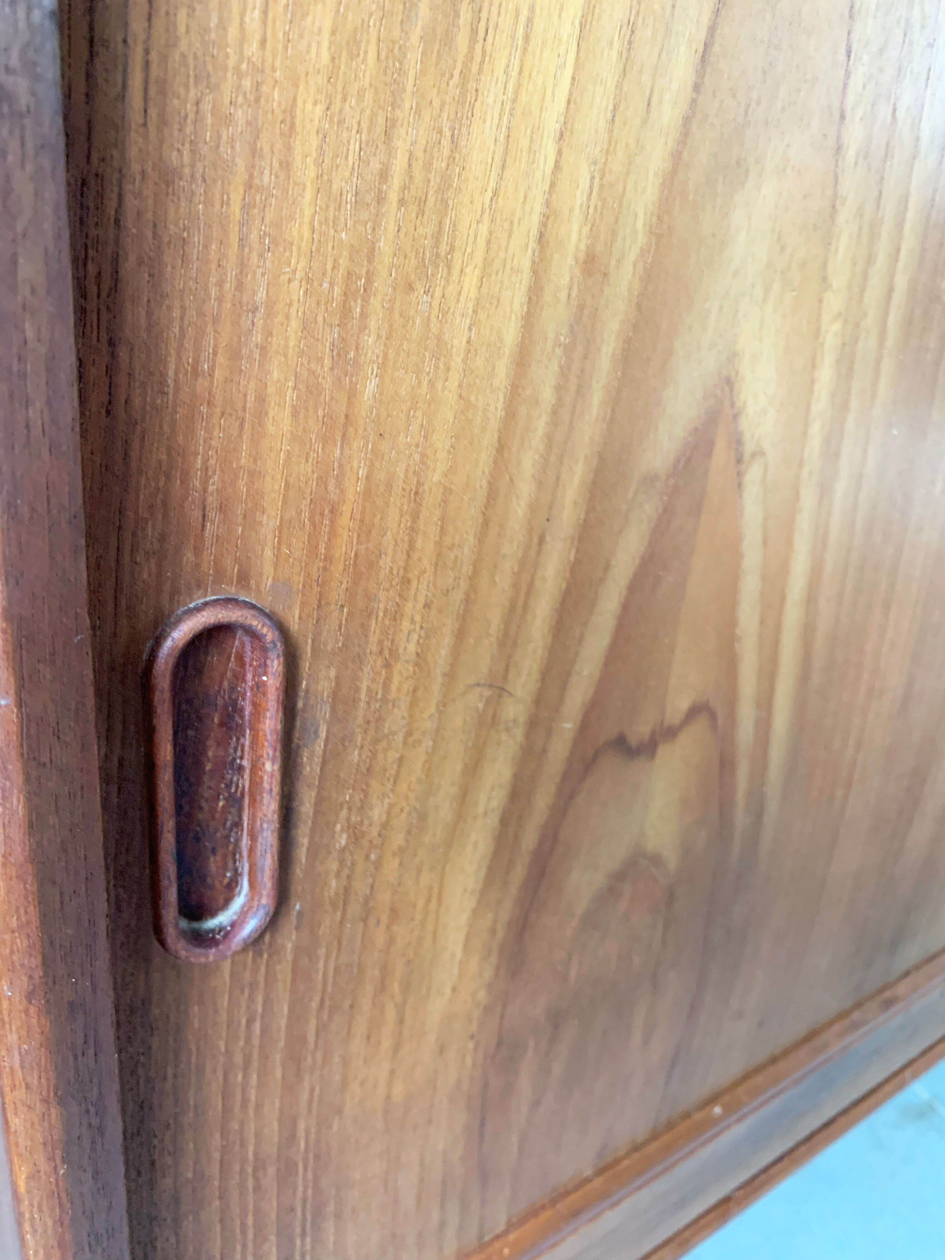 Danish vintage teak enfilade, 60s