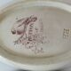 Two vintage U&C Sarreguemines Buffon model dishes