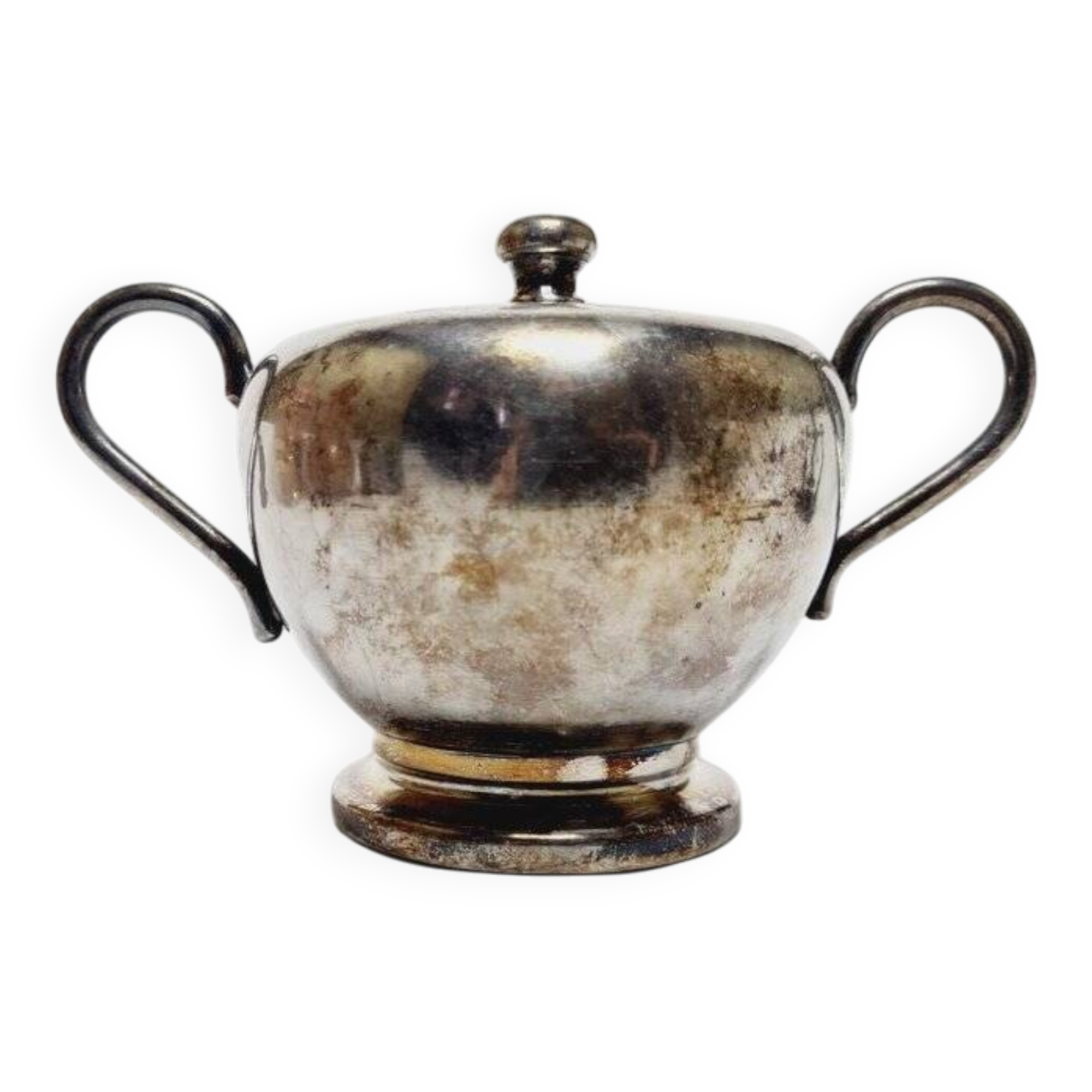Art Deco sugar bowl from Hefra, Poland, 1970s