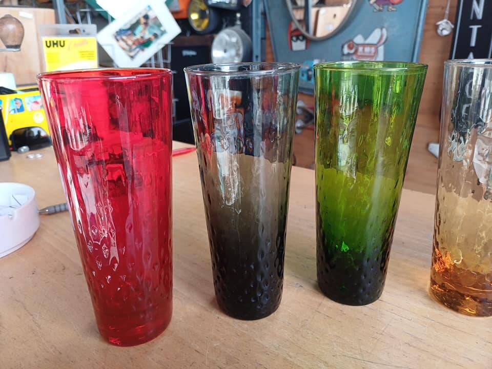 Vintage 5 glasses circa 1950