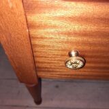 Natural wooden foot shelves