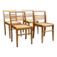 Set of four chairs by René Gabriel