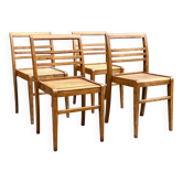 Set of four chairs by René Gabriel