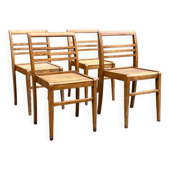 Set of four chairs by René Gabriel
