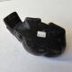Paperweight Sculpture zoomorphic statuette in stone hippopotamus mouth or