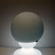 Large Opaline Blown Glass Lamp, 1970s