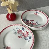 Digoin Sarreguemines dessert plates
