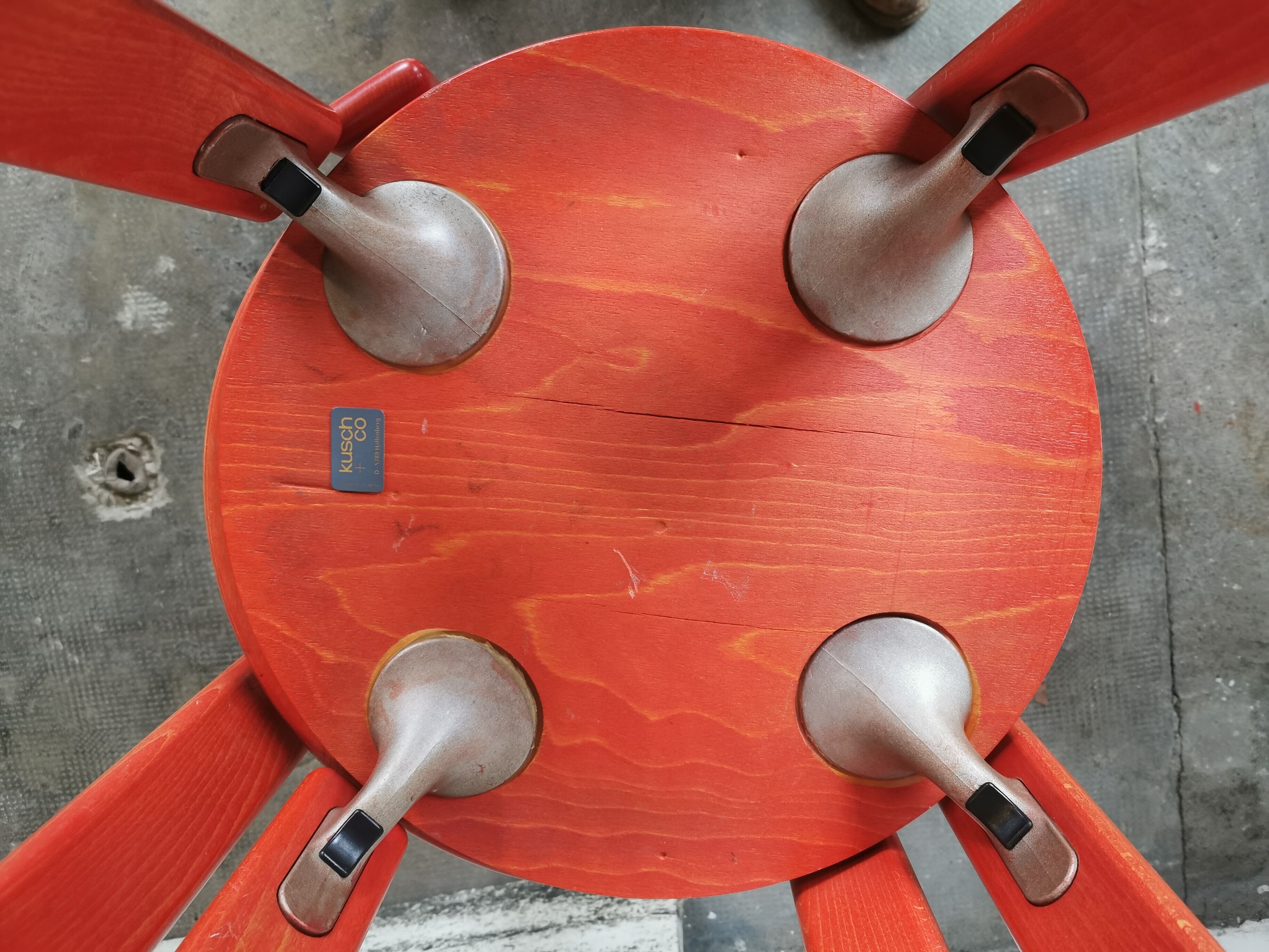 Pair of Rey chairs by Bruno Rey