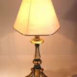 Italian polychrome wood lamp