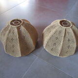 Pair of vintage lampshades