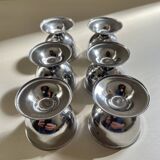 Vintage stainless steel egg cups