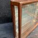 Pair of wooden showcases