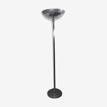 Art Deco chrome metal floor lamp