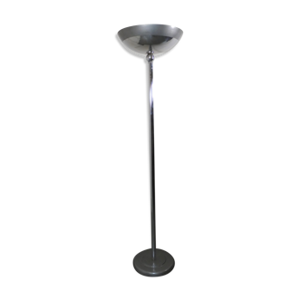 Art Deco chrome metal floor lamp