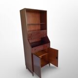 Italian wood and veneered mahogany bookcase, 1960s.