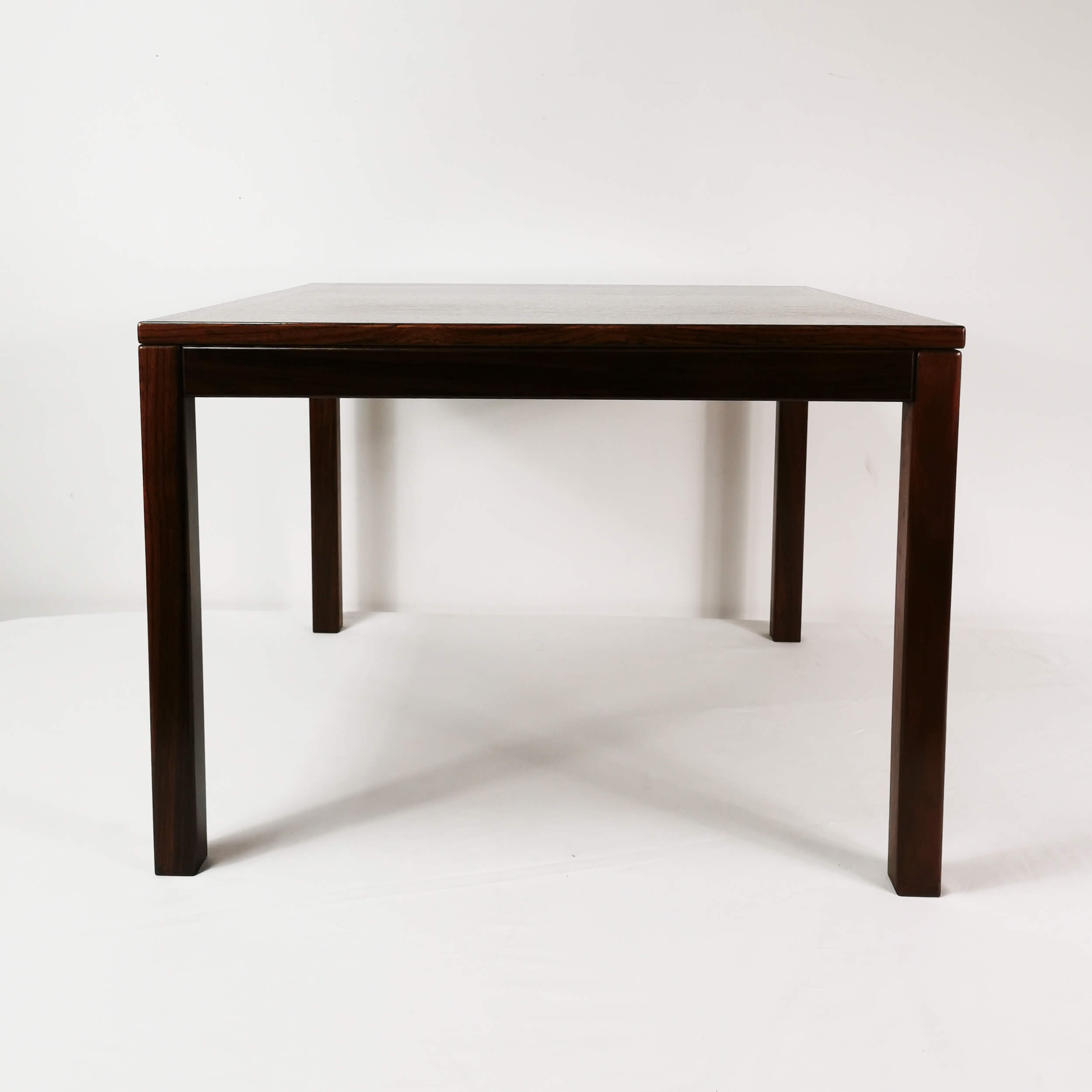 Mahogany Coffee Table, Vejle Stole, Denmark, 1970s