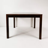Table basse en acajou, Vejle Stole, Danemark, années 1970