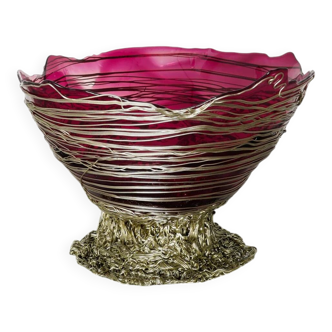 Large Contemporary "Ogiva Basket" Bowl by Gaetano Pesce