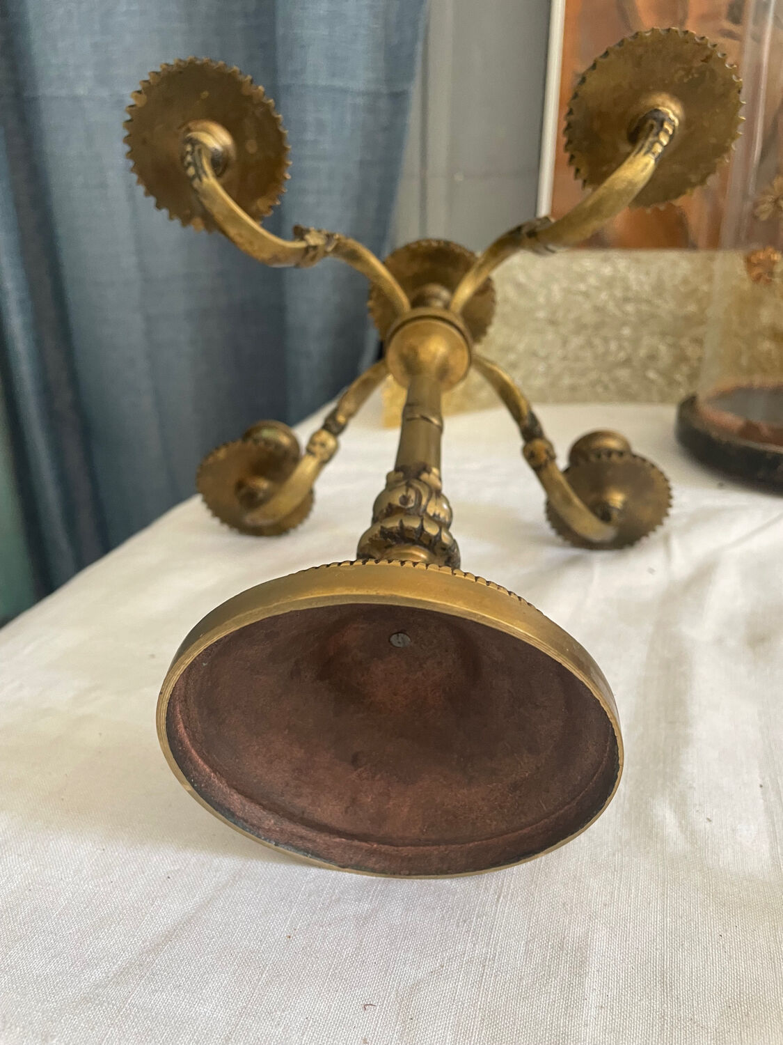 Bronze candlesticks 4 branches