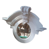 Mirror bull's eye in plaster